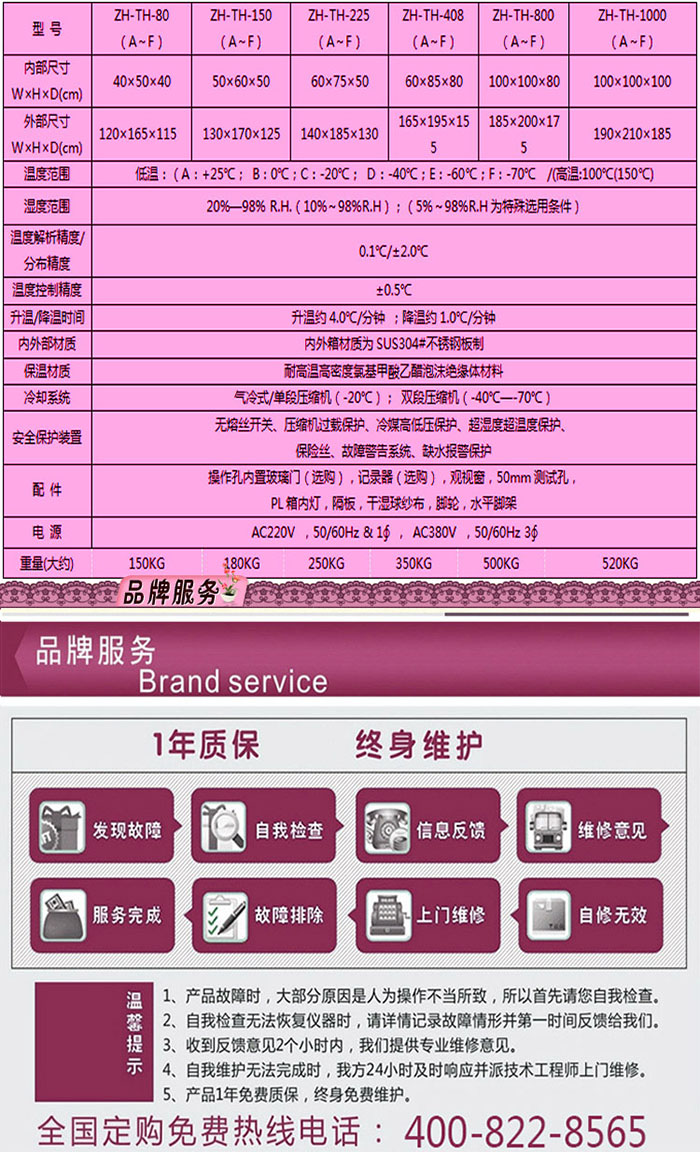 恒溫恒濕試驗(yàn)箱詳細(xì)選型表介紹
